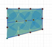 Комплект автополива 100 м3 газон формы трапеции